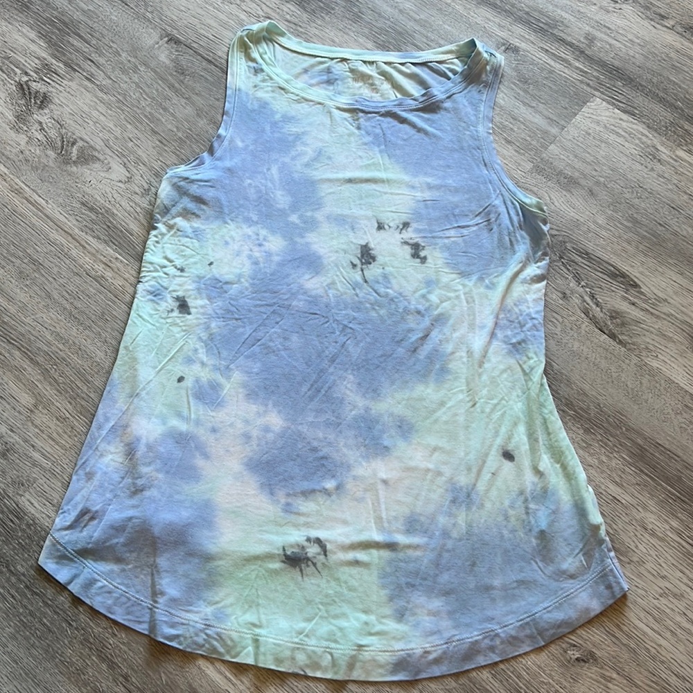 American Eagle ✨ Soft & Sexy Light Blue/Green Tie Dye Tank Sz XS